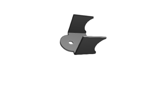 Round Tube Weld-On Tab 5-Pack