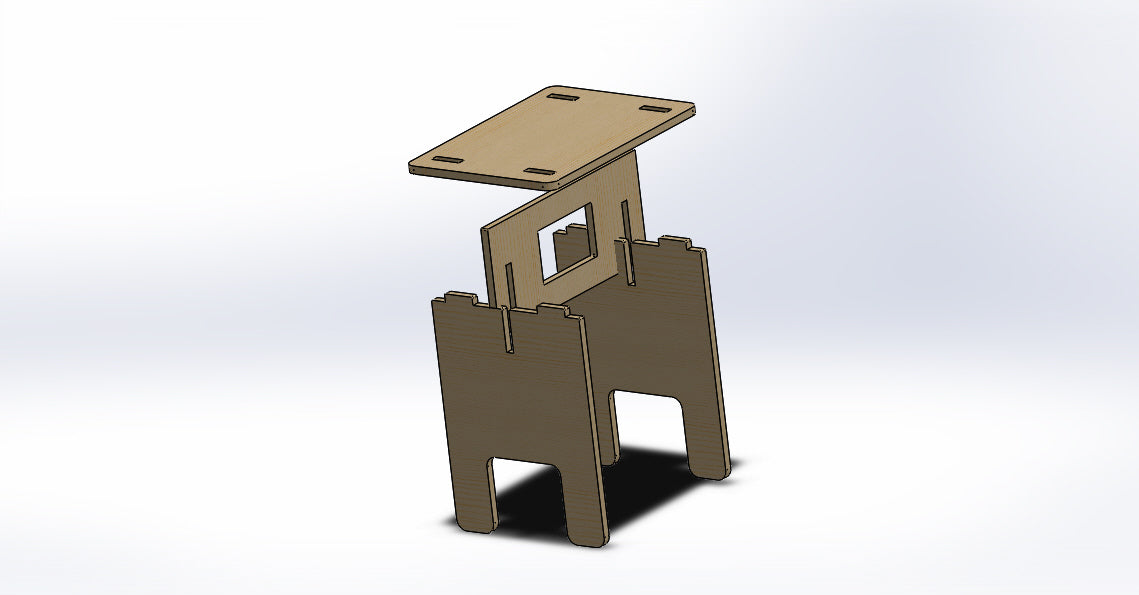 Flat Pack Plywood Table